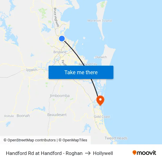 Handford Rd at Handford - Roghan to Hollywell map