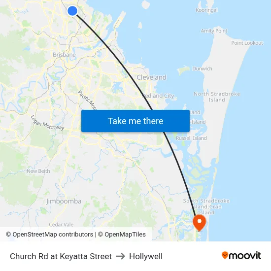Church Rd at Keyatta Street to Hollywell map