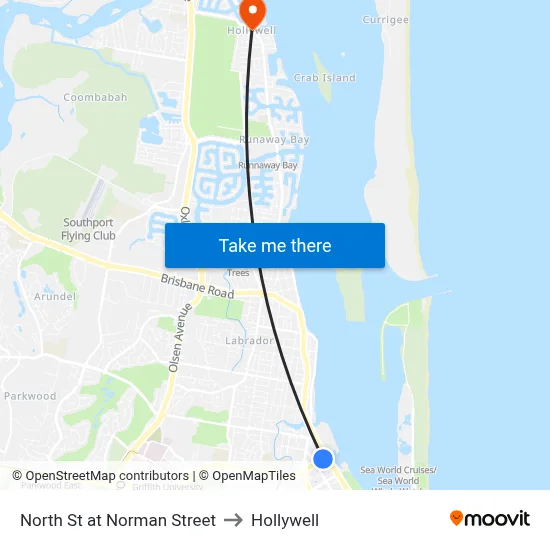 North St at Norman Street to Hollywell map