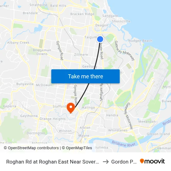 Roghan Rd at Roghan East Near Sovereign Pl to Gordon Park map