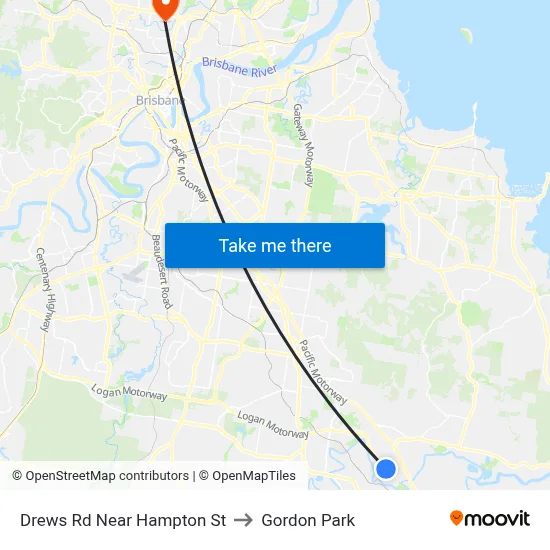 Drews Rd Near Hampton St to Gordon Park map