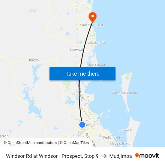 Windsor Rd at Windsor - Prospect, Stop 9 to Mudjimba map