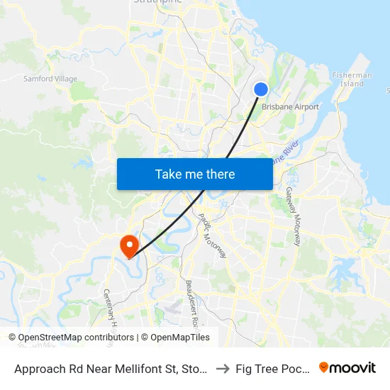 Approach Rd Near Mellifont St, Stop 31 to Fig Tree Pocket map