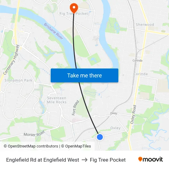 Englefield Rd at Englefield West to Fig Tree Pocket map
