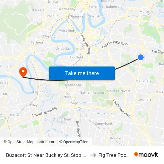 Buzacott St Near Buckley St, Stop 48a to Fig Tree Pocket map