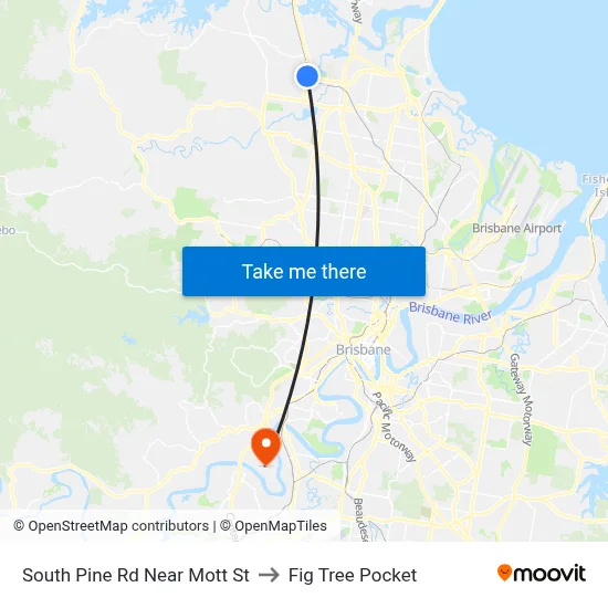 South Pine Rd Near Mott St to Fig Tree Pocket map