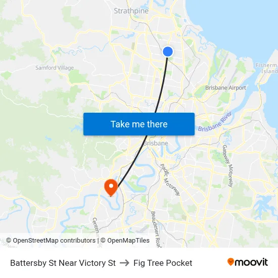 Battersby St Near Victory St to Fig Tree Pocket map