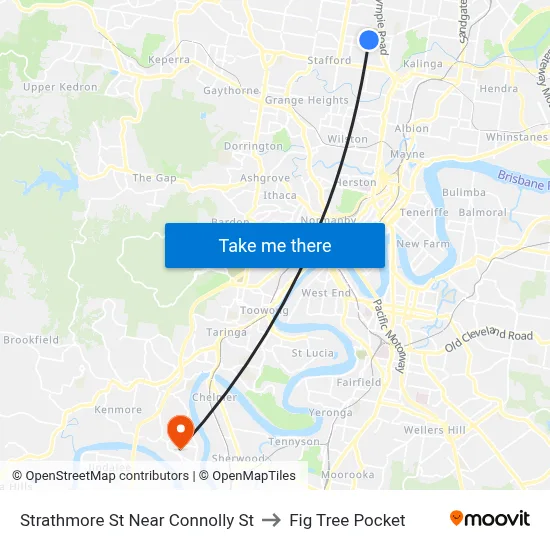 Strathmore St Near Connolly St to Fig Tree Pocket map