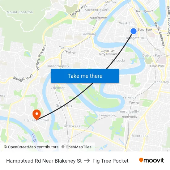 Hampstead Rd Near Blakeney St to Fig Tree Pocket map