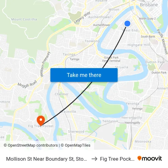 Mollison St Near Boundary St, Stop 5 to Fig Tree Pocket map