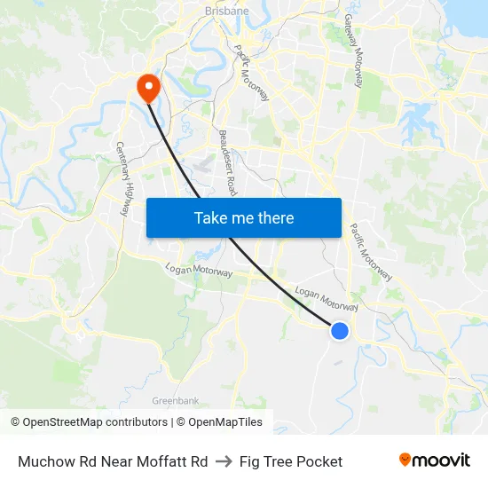 Muchow Rd Near Moffatt Rd to Fig Tree Pocket map