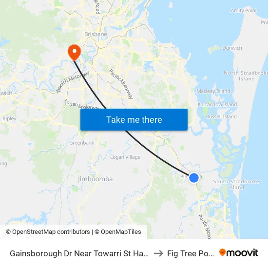Gainsborough Dr Near Towarri St Hail 'N' Ride to Fig Tree Pocket map