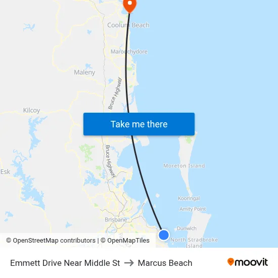 Emmett Drive Near Middle St to Marcus Beach map
