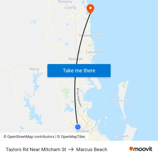 Taylors Rd Near Mitcham St to Marcus Beach map