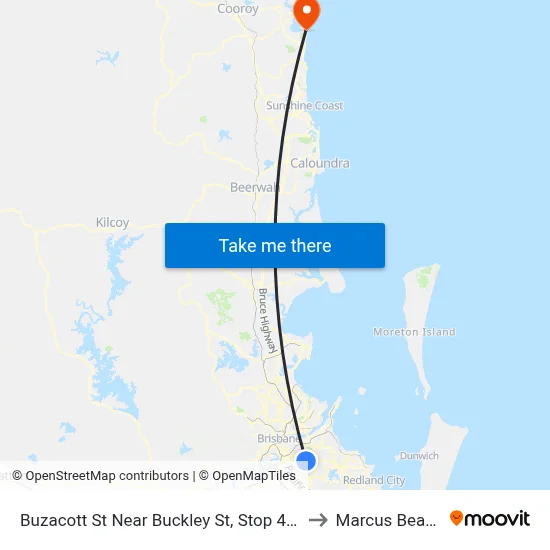 Buzacott St Near Buckley St, Stop 48a to Marcus Beach map