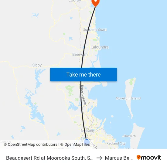 Beaudesert Rd at Moorooka South, Stop 38 to Marcus Beach map