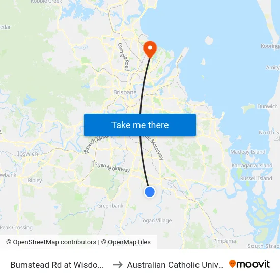 Bumstead Rd at Wisdom Way to Australian Catholic University map
