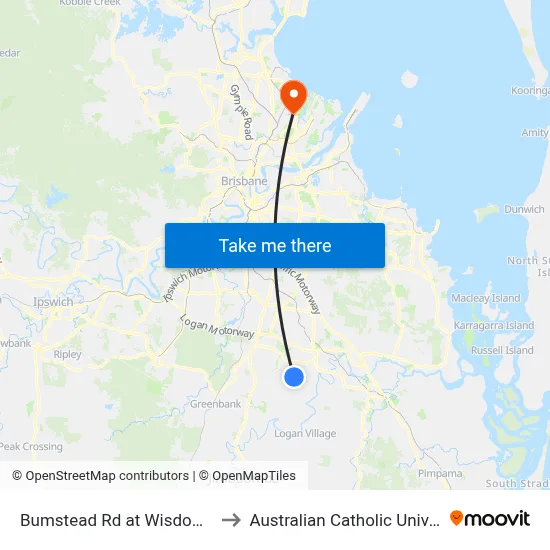 Bumstead Rd at Wisdom Way to Australian Catholic University map