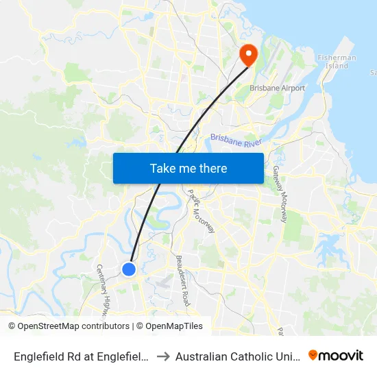 Englefield Rd at Englefield West to Australian Catholic University map