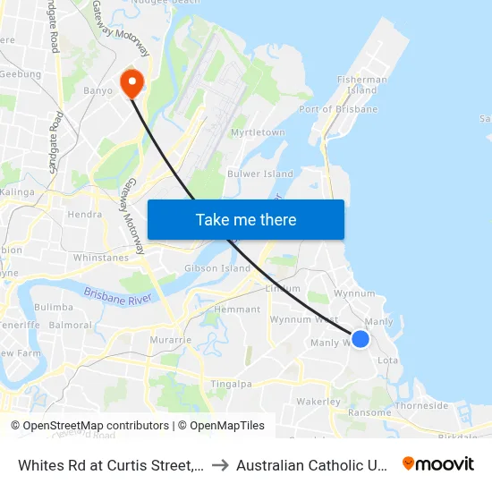 Whites Rd at Curtis Street, Stop 71 to Australian Catholic University map