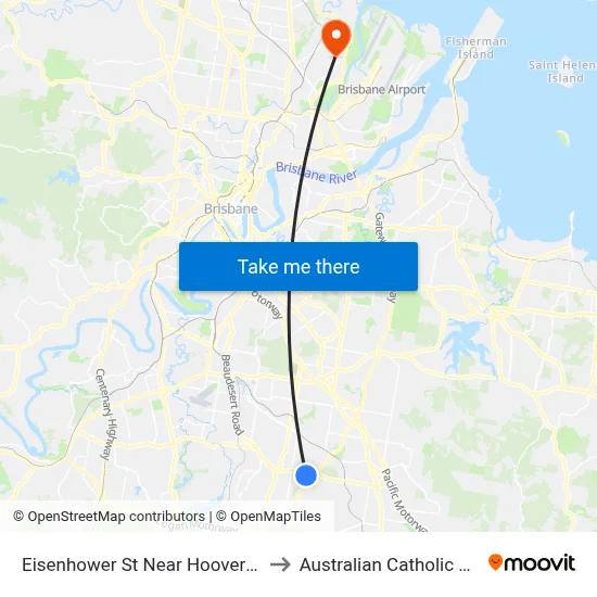 Eisenhower St Near Hoover Ct, Stop 88 to Australian Catholic University map