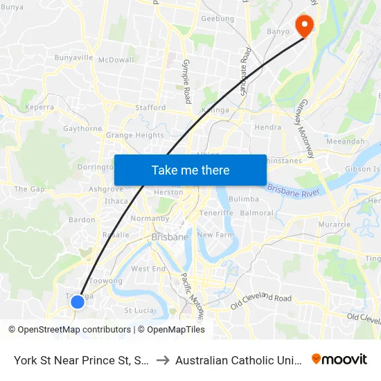 York St Near Prince St, Stop 29 to Australian Catholic University map
