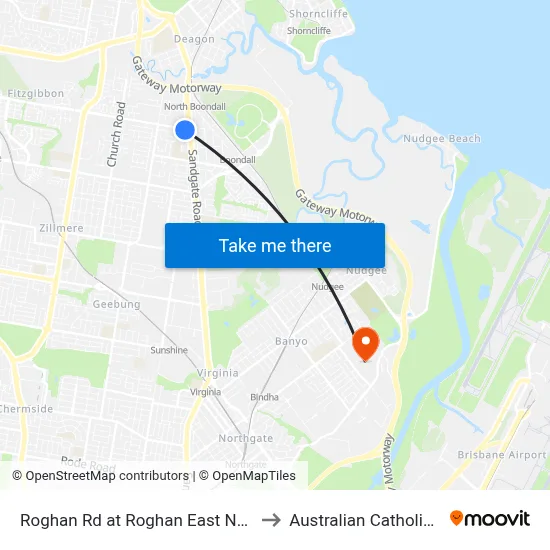 Roghan Rd at Roghan East Near Sovereign Pl to Australian Catholic University map
