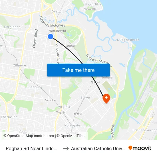 Roghan Rd Near Lindeman St to Australian Catholic University map