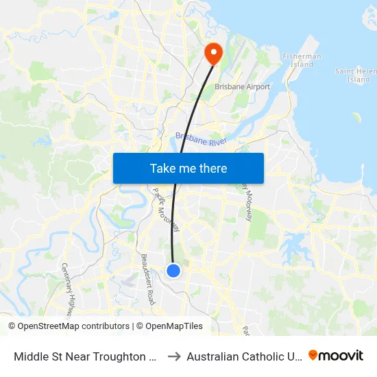 Middle St Near Troughton Rd, Stop 53 to Australian Catholic University map