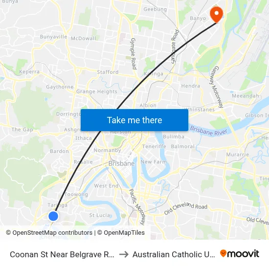 Coonan St Near Belgrave Rd, Stop 21 to Australian Catholic University map