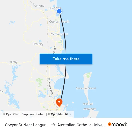 Cooyar St Near Langura St to Australian Catholic University map