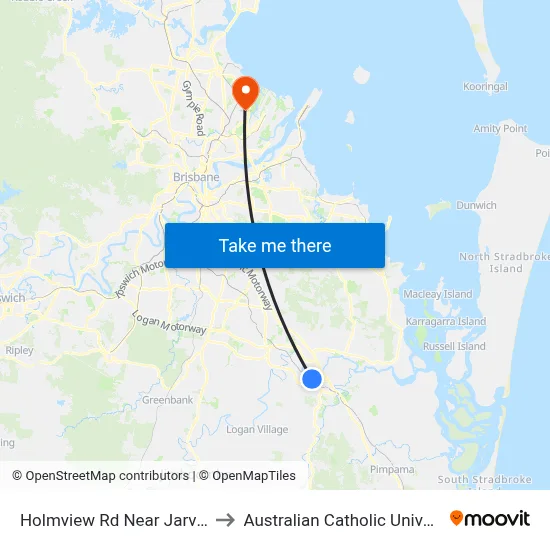 Holmview Rd Near Jarvis St to Australian Catholic University map