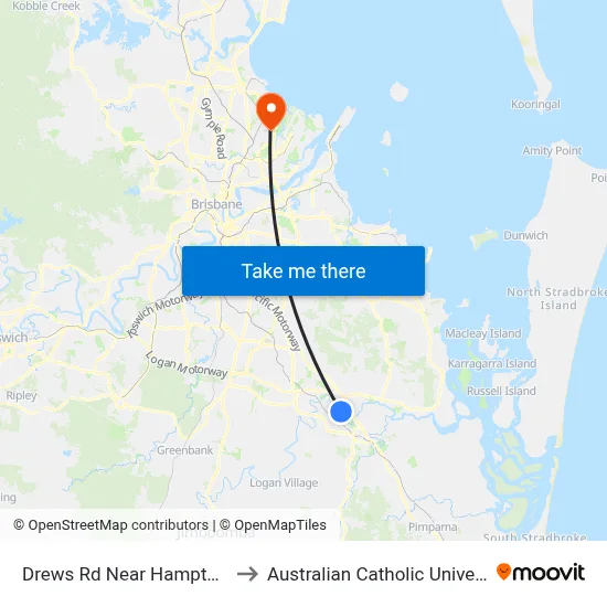 Drews Rd Near Hampton St to Australian Catholic University map