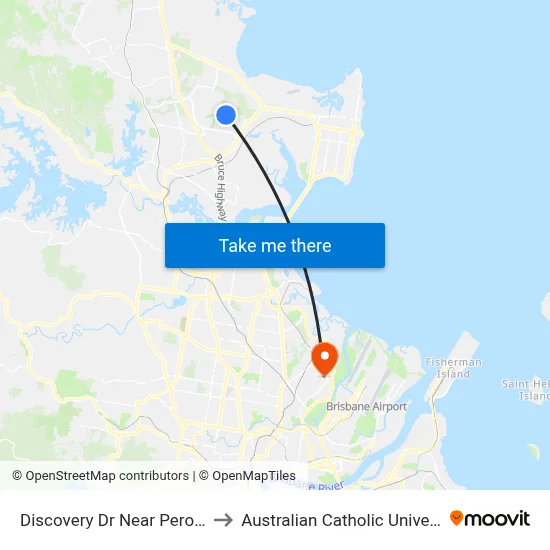 Discovery Dr Near Peron Cr to Australian Catholic University map