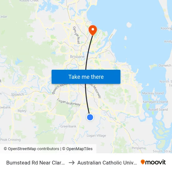 Bumstead Rd Near Clarke Rd to Australian Catholic University map