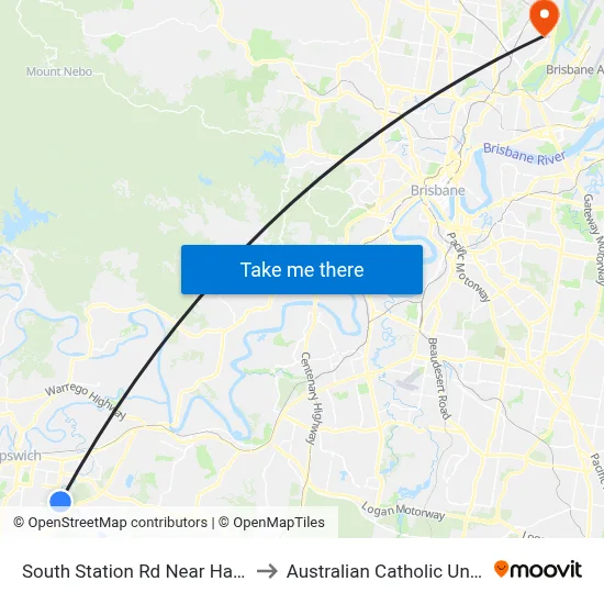 South Station Rd Near Harding St to Australian Catholic University map