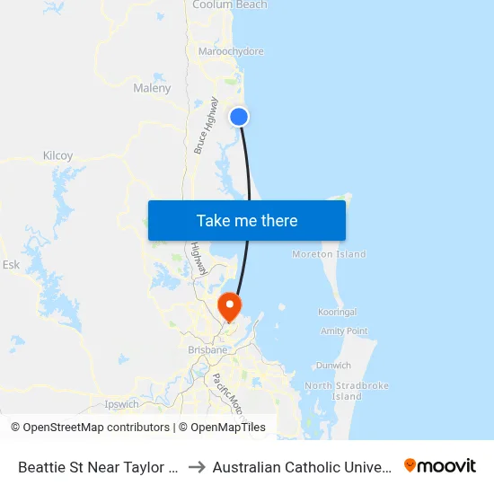 Beattie St Near Taylor Ave to Australian Catholic University map