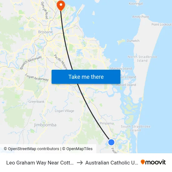 Leo Graham Way Near Cottonwood Pl to Australian Catholic University map