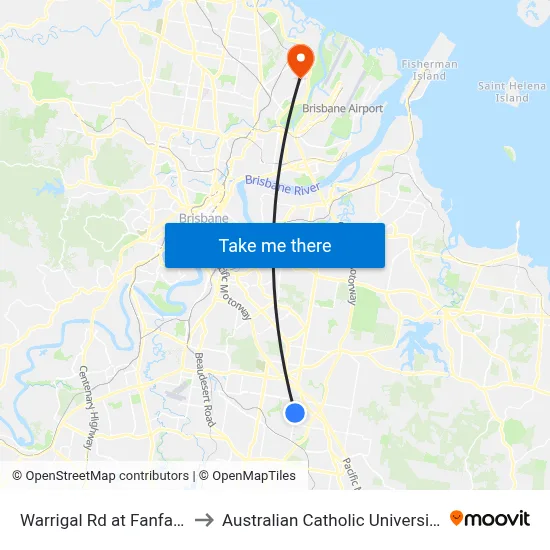 Warrigal Rd at Fanfare to Australian Catholic University map