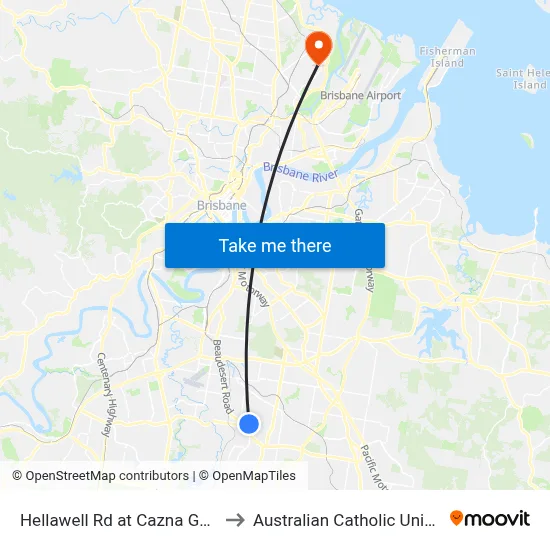Hellawell Rd at Cazna Gardens to Australian Catholic University map
