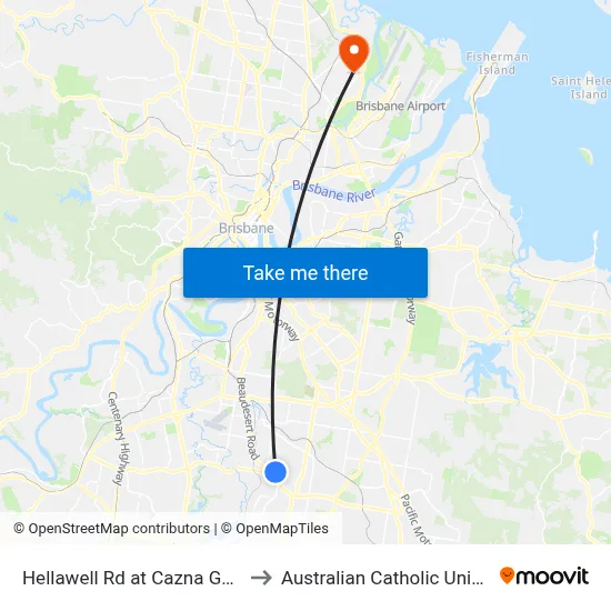 Hellawell Rd at Cazna Gardens to Australian Catholic University map