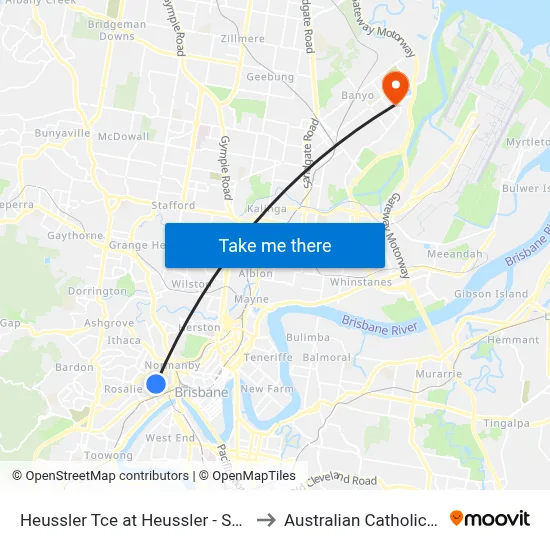 Heussler Tce at Heussler - Suncorp, Stop 5 to Australian Catholic University map