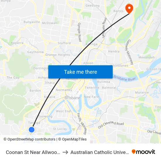 Coonan St Near Allwood St to Australian Catholic University map