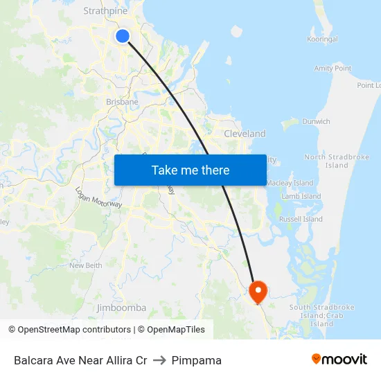 Balcara Ave Near Allira Cr to Pimpama map