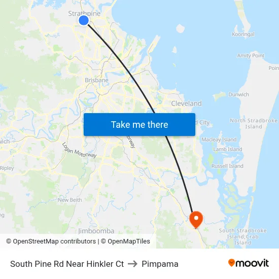 South Pine Rd Near Hinkler Ct to Pimpama map