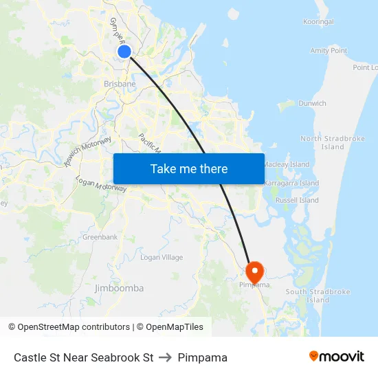 Castle St Near Seabrook St to Pimpama map