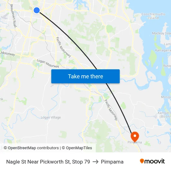 Nagle St Near Pickworth St, Stop 79 to Pimpama map