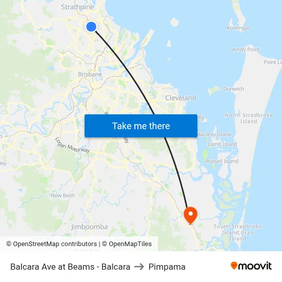 Balcara Ave at Beams - Balcara to Pimpama map