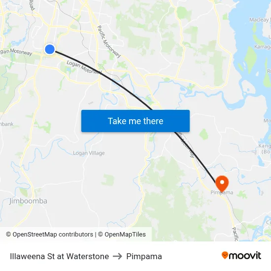 Illaweena St at Waterstone to Pimpama map