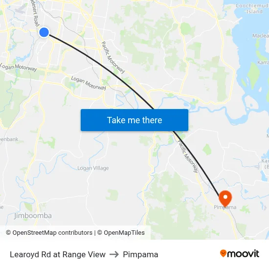 Learoyd Rd at Range View to Pimpama map